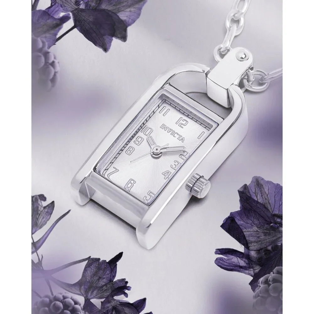 Invicta Mini Angel Women's Necklace Watch - 17.5mm, Silver (49934)